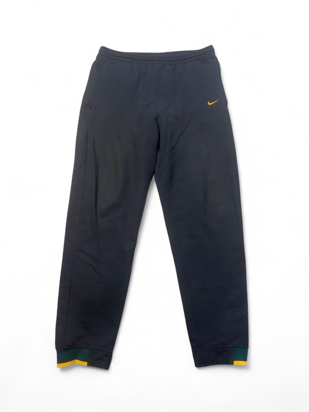 Vintage 90s Nike tapered jogger sweatpants black L mens polyester pockets